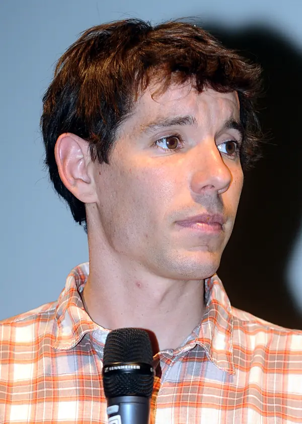 Alex Honnold at the Trento Film Festival, Italy, May 1, 2014