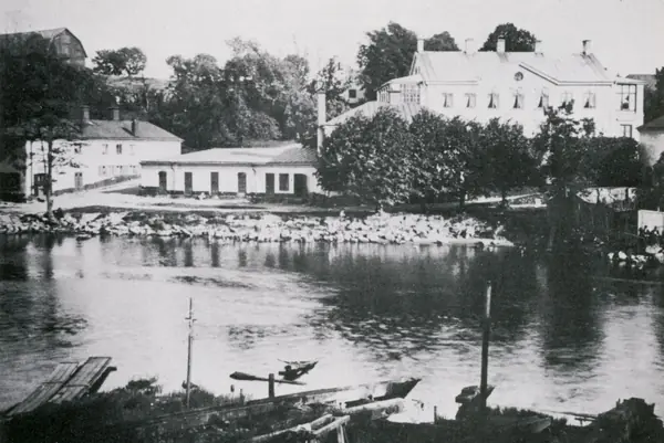 Heleneborg, Stockholm, about 1900, long after the 1864 explosion