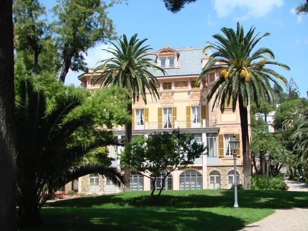 Villa Nobel, Sanremo, where he died, seen from the rear in 2007
