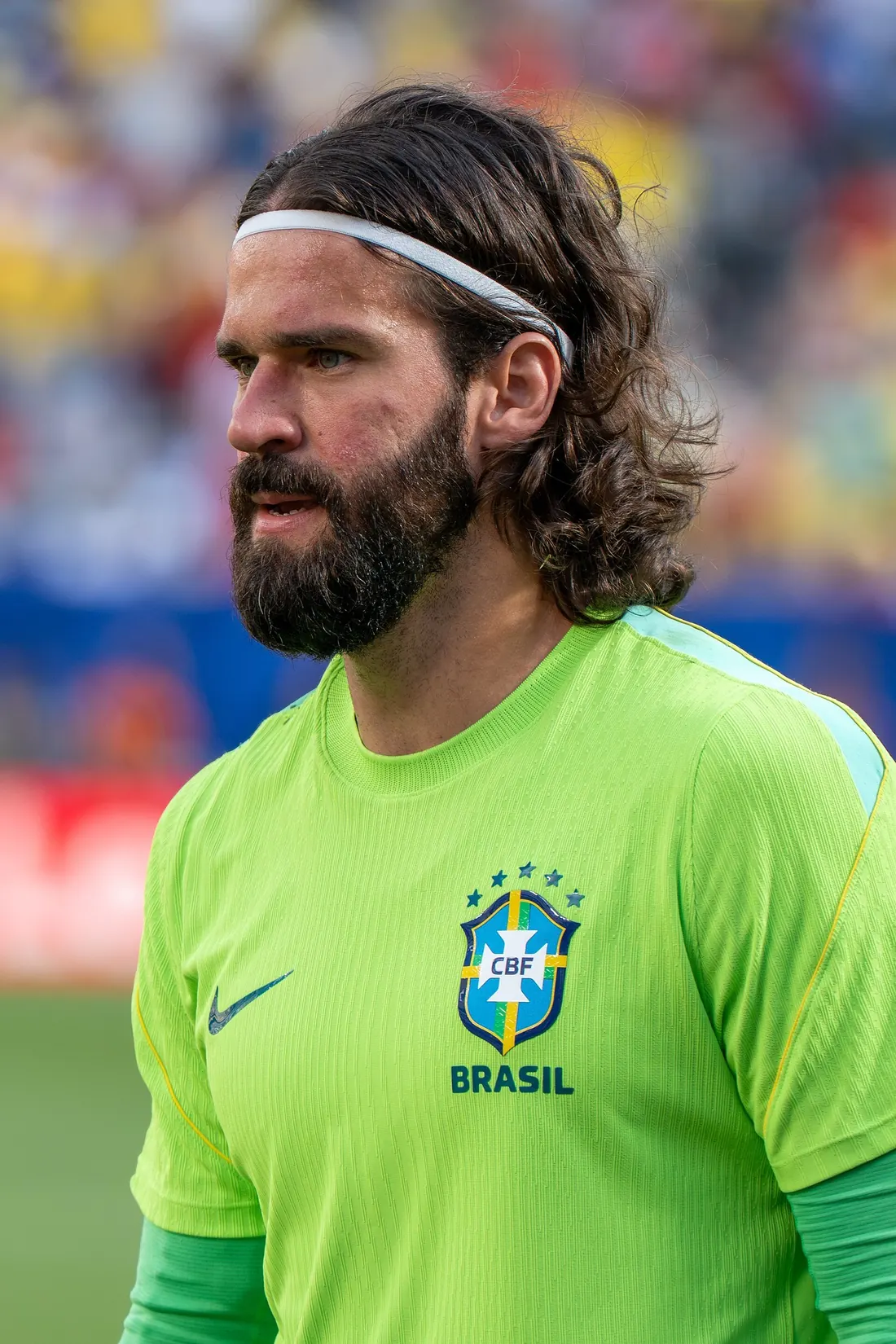 Alisson Becker at Brazil v Morocco, 2026 World Cup, June 13, 2026 (not Liverpool)