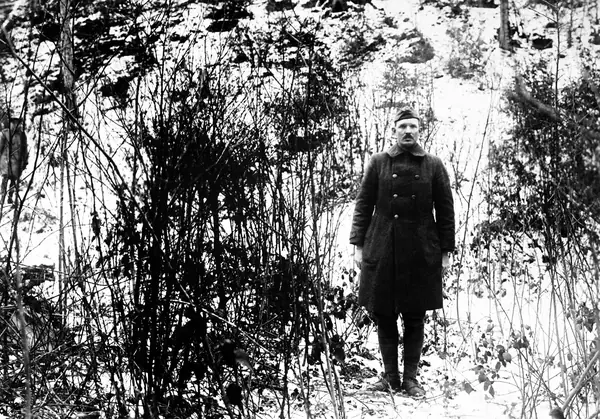 York at the hill where his fight took place, February 7, 1919