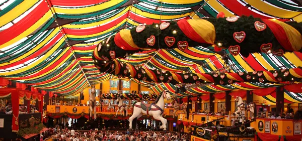 Inside the Hippodrom tent at the Munich Oktoberfest, September 22, 2010 (a stand-in, not the night Agassi told Becker)