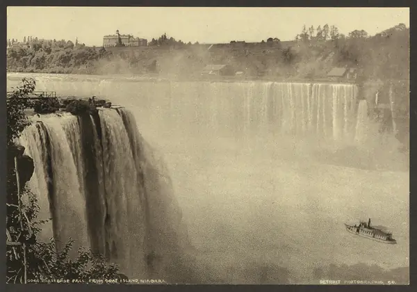 Horseshoe Fall from Goat Island, Niagara-LCCN2008676329