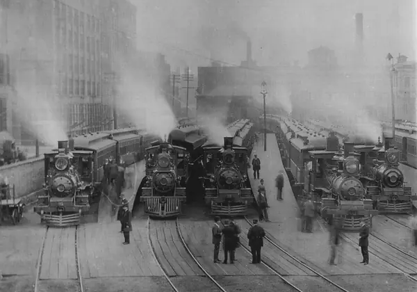 Randolph Street Station 1895