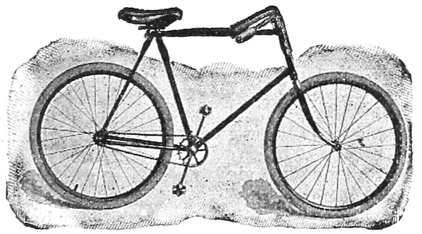 A Sterling bicycle, 1895: the make she switched to, not her own bike