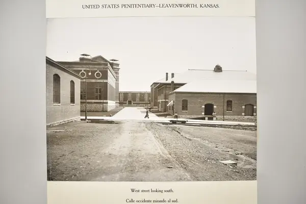 United States Penitentiary - Leavenworth, Kansas- West Street Looking South - DPLA - 90c1f30e6aa1155d80b5c597dd78cda3