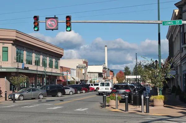Downtown Monroe, Washington, October 9, 2019