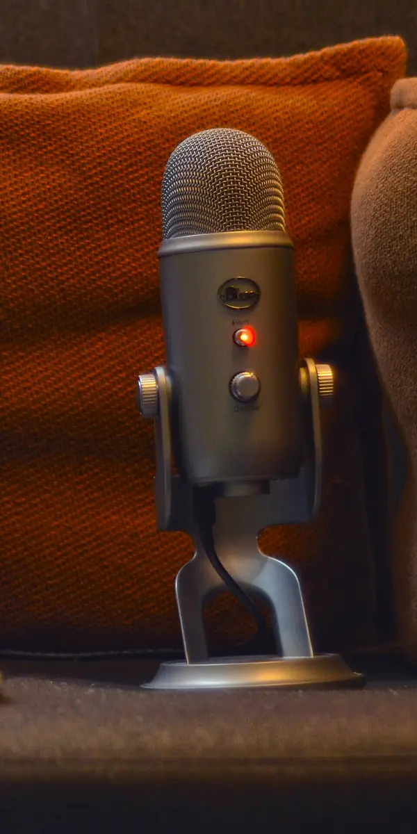 A home recording set-up made for another project, April 25, 2017 (a stand-in, not his bedroom studio)
