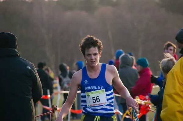 Jonny Brownlee after winning the Yorkshire Cross Country Championships, January 9, 2011 (not Cozumel)