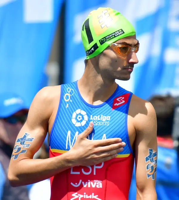 Mario Mola before the World Series race in Montreal, August 6, 2017