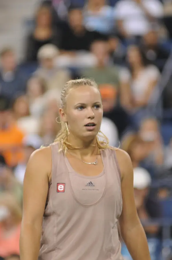 Caroline Wozniacki at the US Open, September 7, 2009 (not Doha)