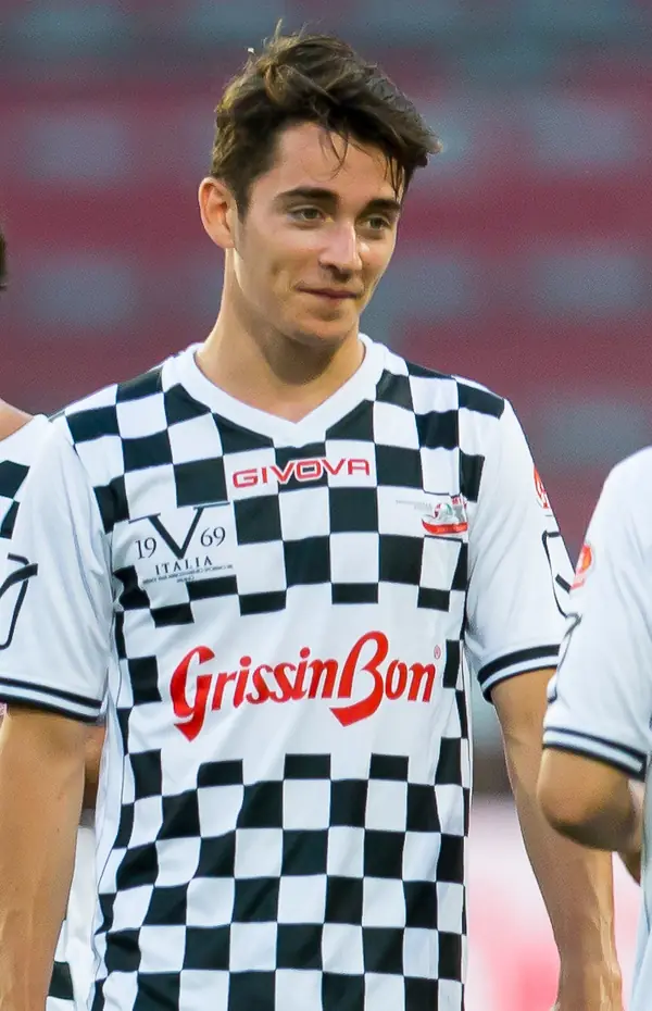 Charles Leclerc at the Champions for Charity football match, Mainz, July 27, 2016
