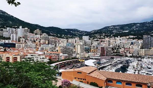 The harbor on race day of the Monaco Grand Prix, May 28, 2023