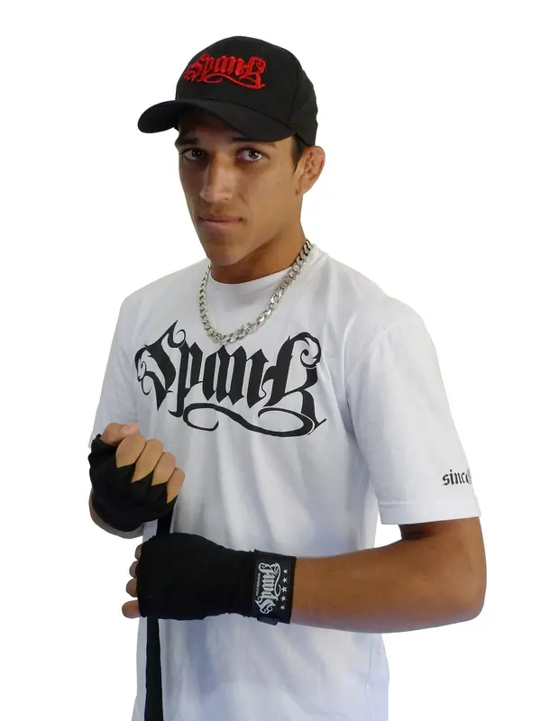 Charles Oliveira in a studio portrait, October 28, 2010, his first UFC year