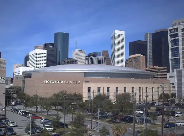 The Toyota Center, Houston, where UFC 262 was held, January 18, 2009 (not the night of the fight)