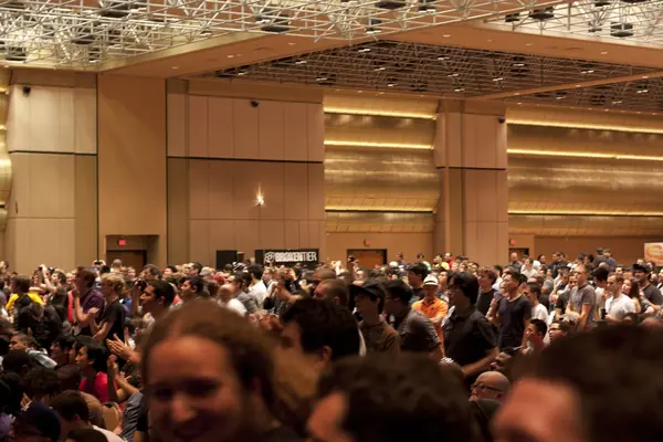 The crowd at Evo 2011, Las Vegas, July 31, 2011 (not Evo 2004)