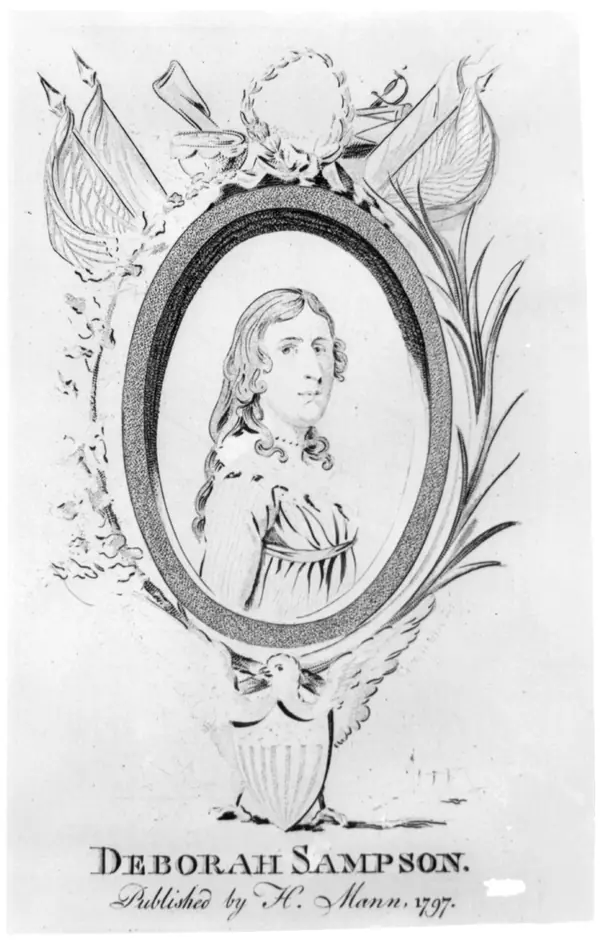 Deborah Sampson, engraving by George Graham, published by H. Mann, 1797