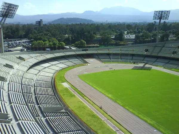 Estadio Olímpico Universitario, Mexico City, where he won, in 2008