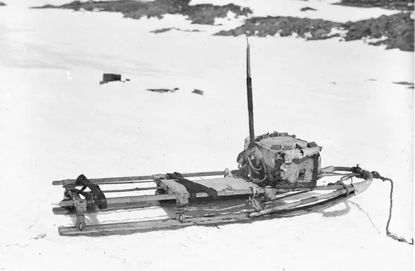The half sledge Mawson used on the last stage of his journey, 1913