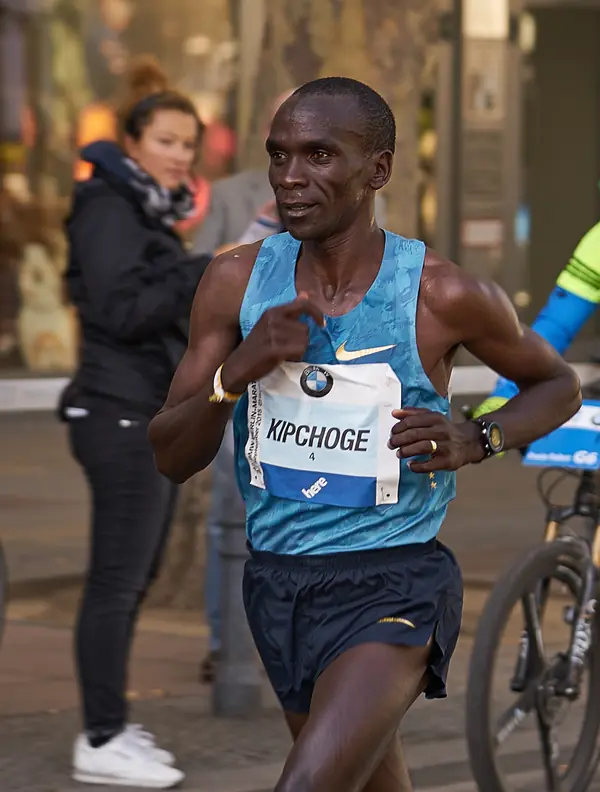 Eliud Kipchoge at the Berlin Marathon, September 27, 2015