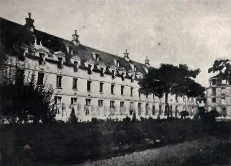 La Maternité, Paris, the hospital where she caught the infection, from Paul Delaunay’s La Maternité de Paris, 1909 (not 1849)