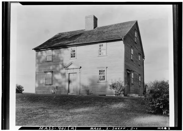 The Colonel John Ashley House, Sheffield, photographed for the Historic American Buildings Survey, August 4, 1935
