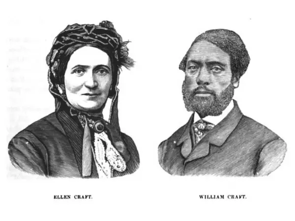 Ellen and William Craft later in life, engravings from William Still’s The Underground Rail Road (1872)