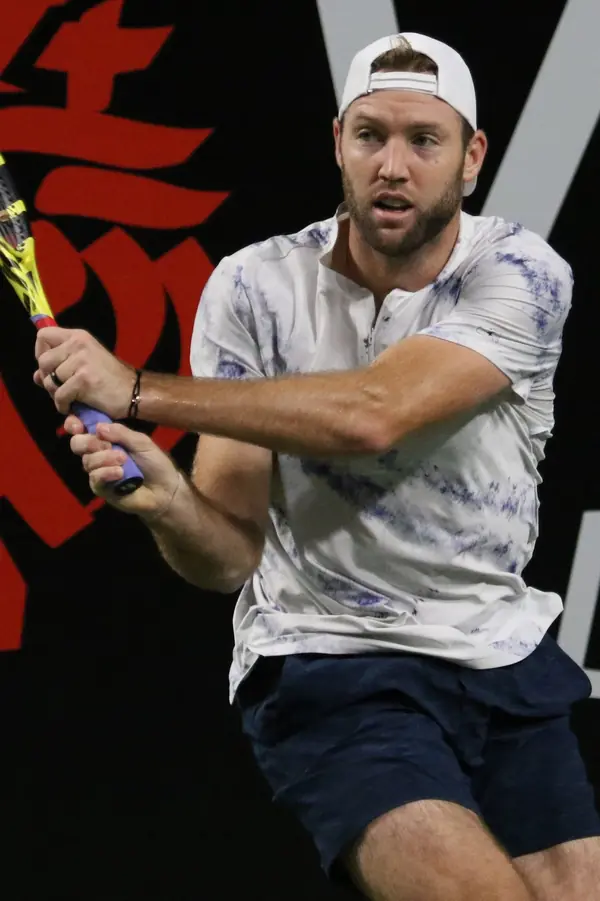 Jack Sock at the Mouilleron-le-Captif Challenger, France, October 5, 2022 (not the Laver Cup)
