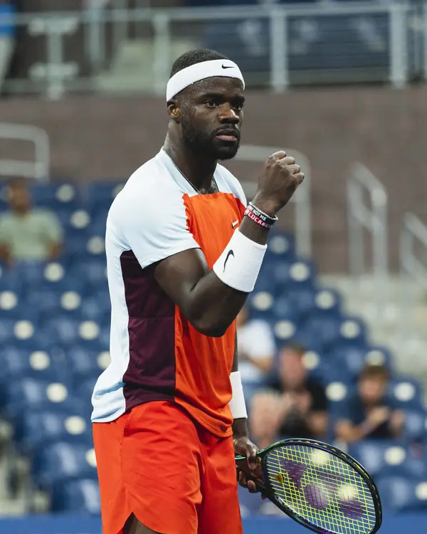 Frances Tiafoe at the US Open, September 1, 2022 (not the Laver Cup)