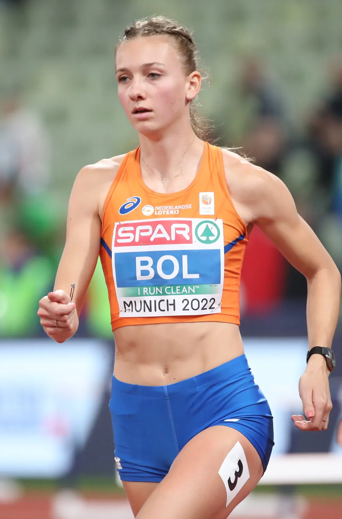 Femke Bol at the European Championships, Munich, August 19, 2022