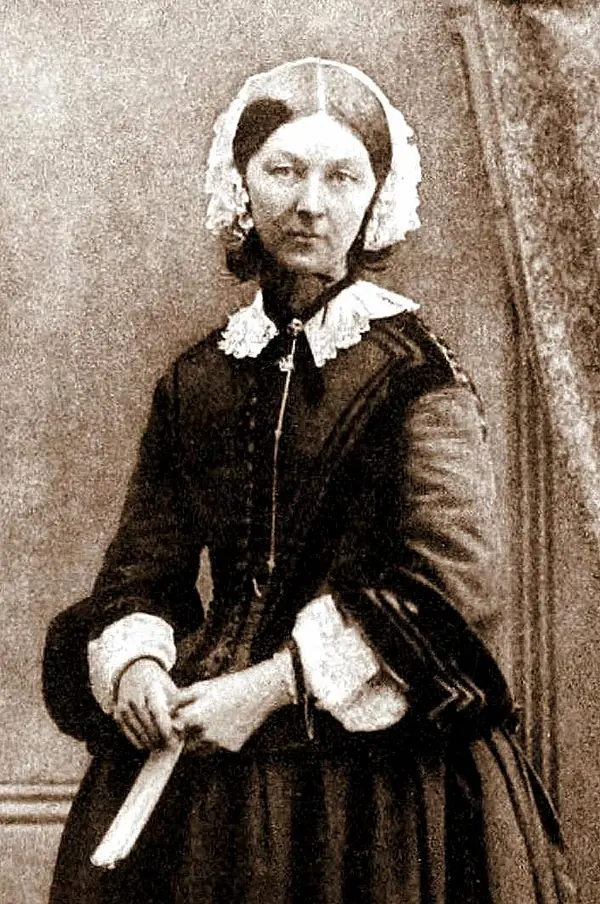 Florence Nightingale, photographed by Goodman, about 1858