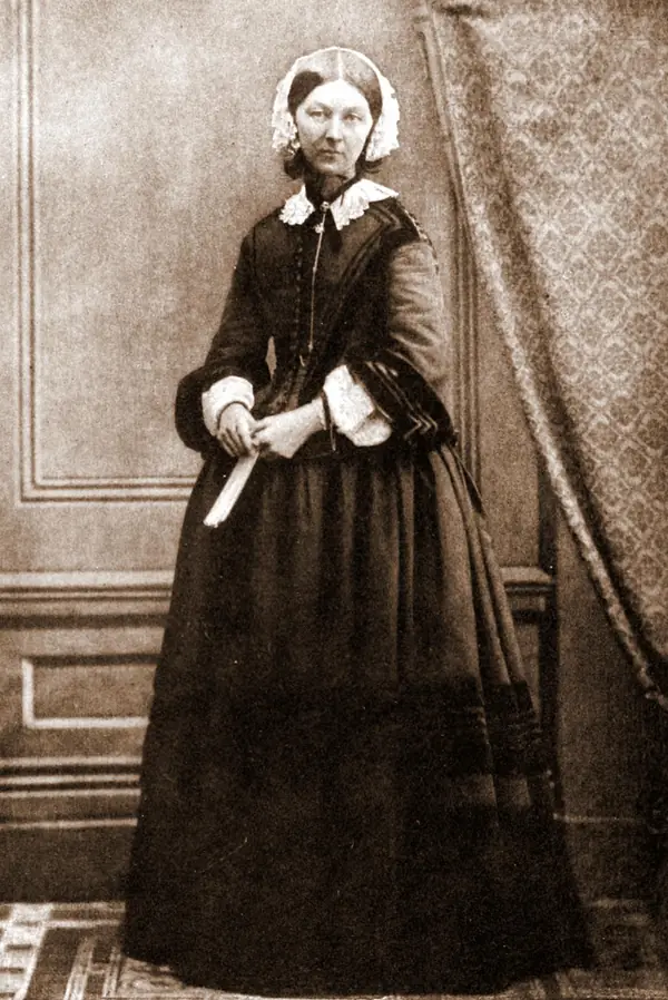 Florence Nightingale, photographed by Henry Hering, about 1857–58