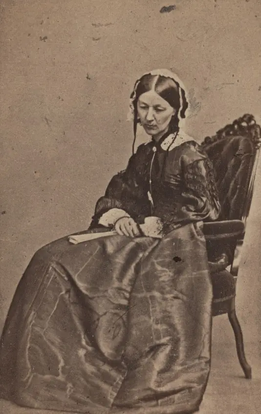 Florence Nightingale, photographed by William Edward Kilburn, 1854
