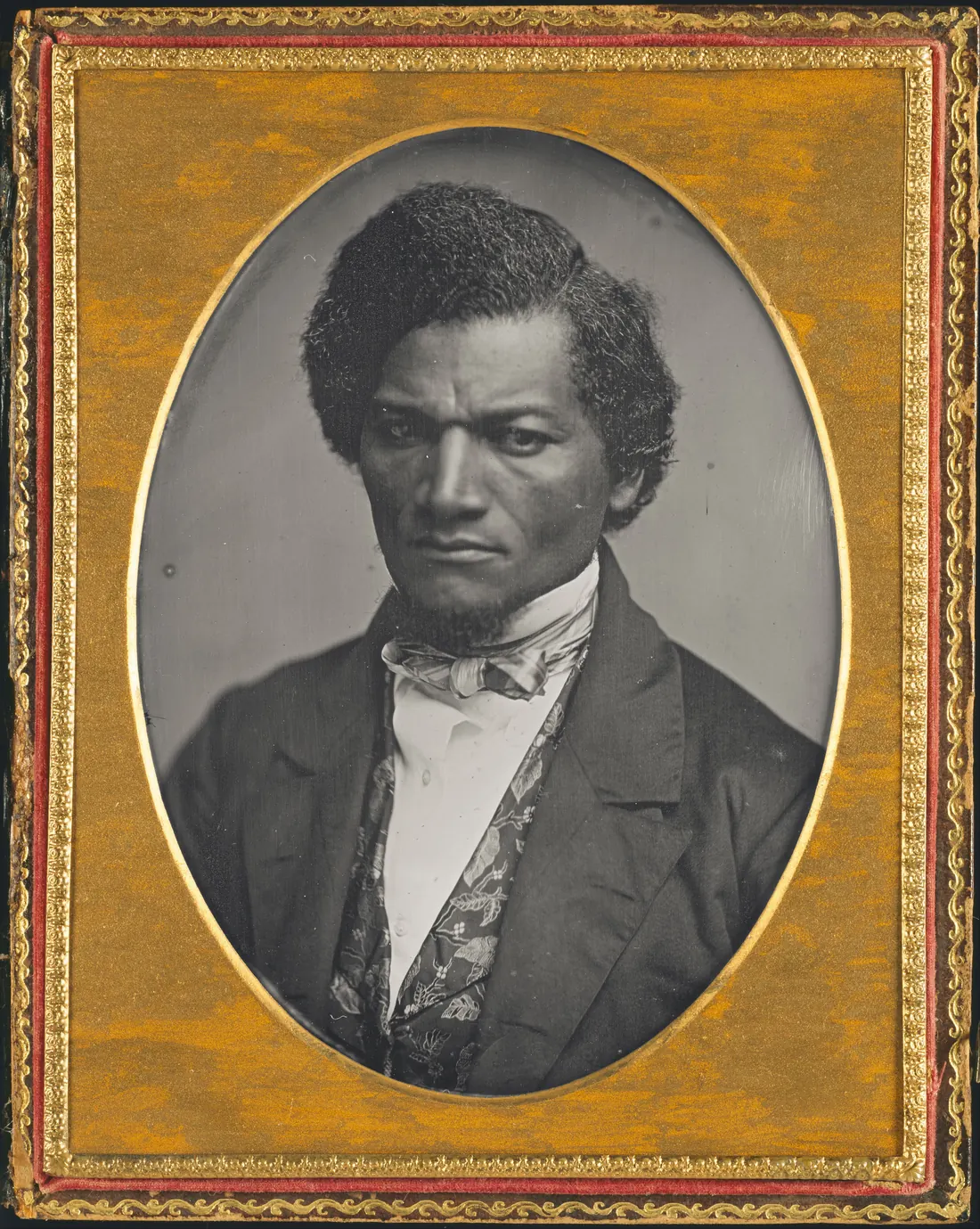 Frederick Douglass, daguerreotype by Samuel J. Miller, 1847–52