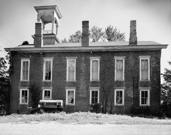 Irvin Hall, the Highland University building, Highland, Kansas, 1958