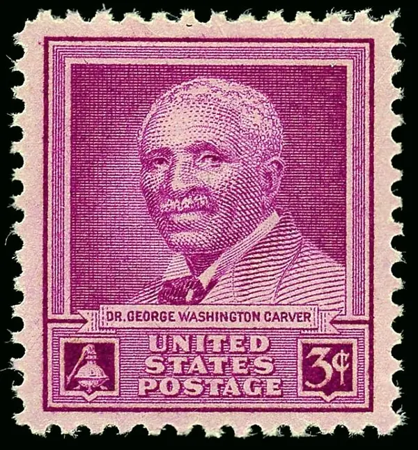 The 3-cent George Washington Carver stamp, 1948