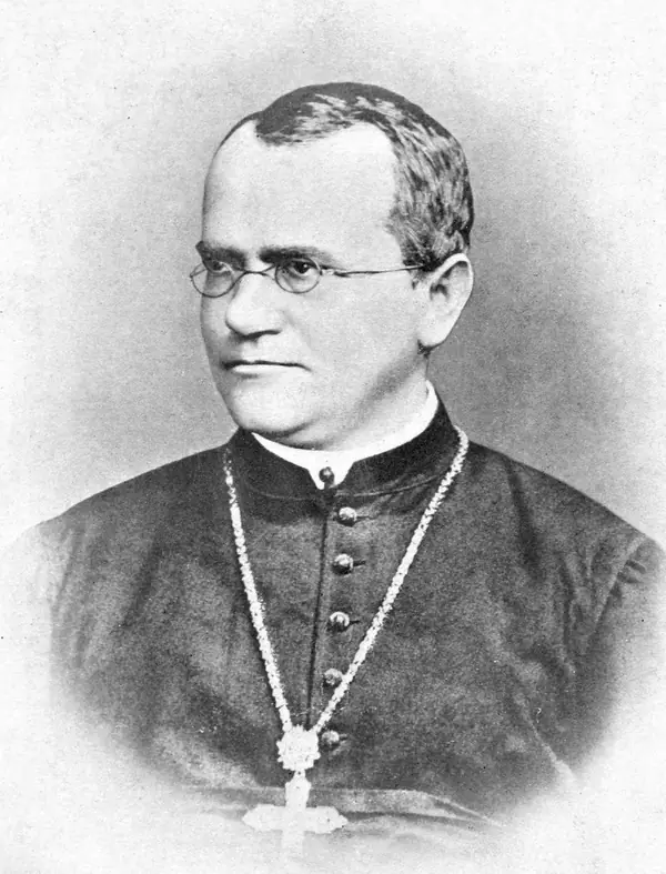 Gregor Mendel as abbot, the frontispiece of William Bateson’s Mendel’s Principles of Heredity: A Defence, 1902