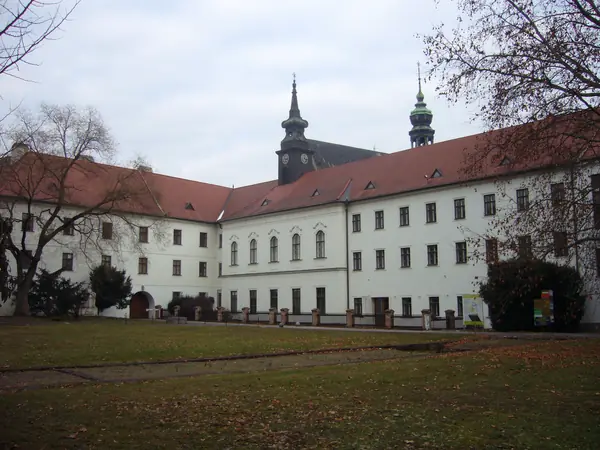 The garden of St. Thomas’ Abbey, Brno, 2008 (the place today)