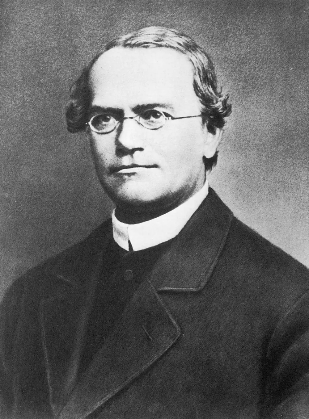 Gregor Mendel, photographed about 1862