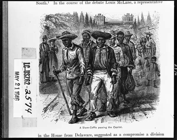 A slave-coffle passing the Capitol LCCN98510280