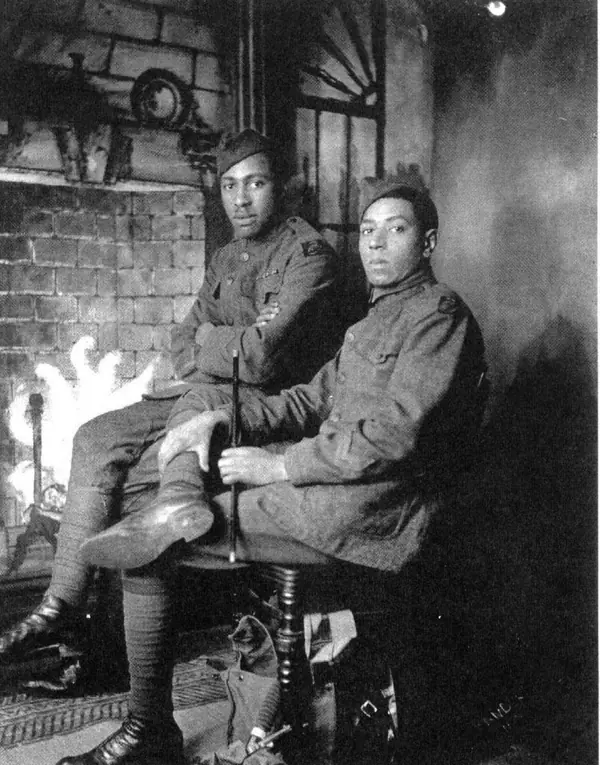William Henry Johnson and Needham Roberts in 1918