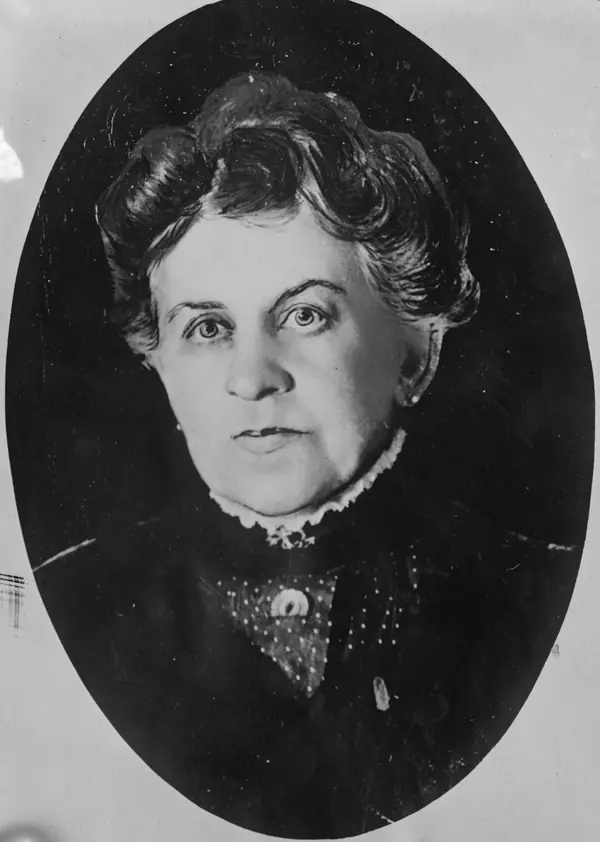 Ida Lewis in later life, an oval portrait copied by the Bain News Service