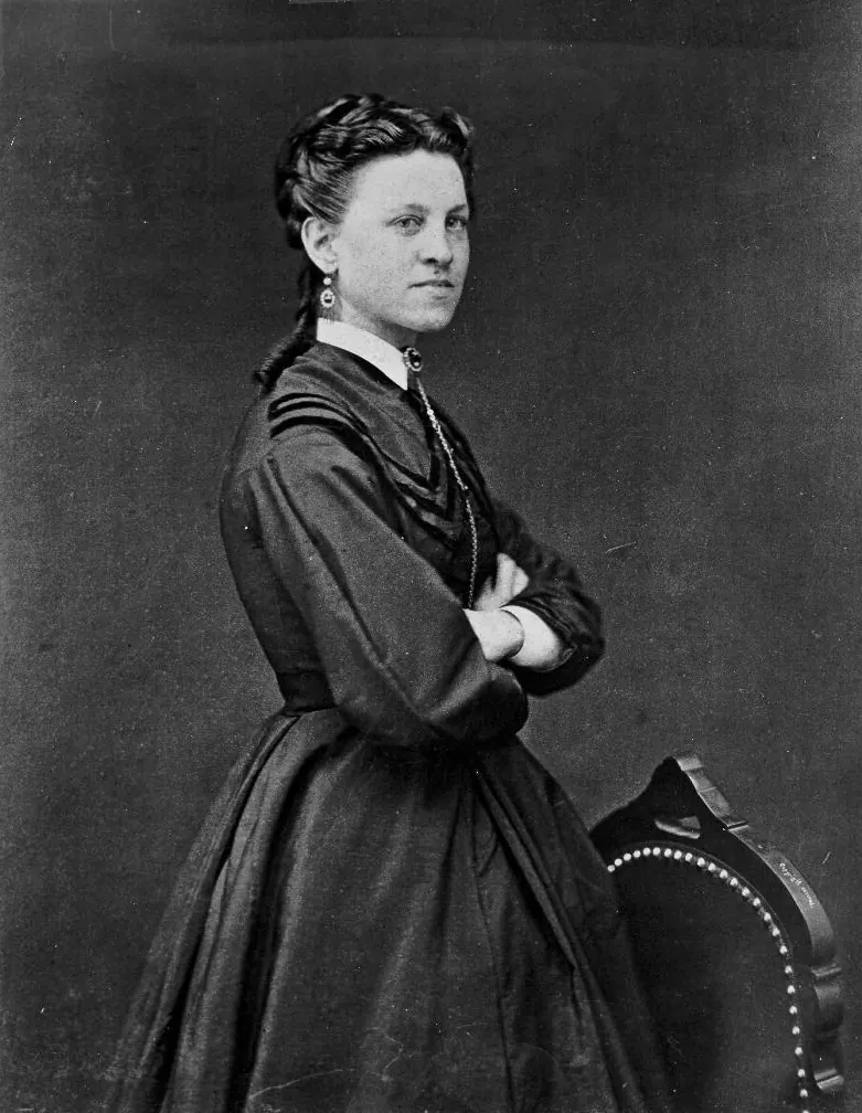Ida Lewis as a young woman, in her twenties, photographer unknown, undated