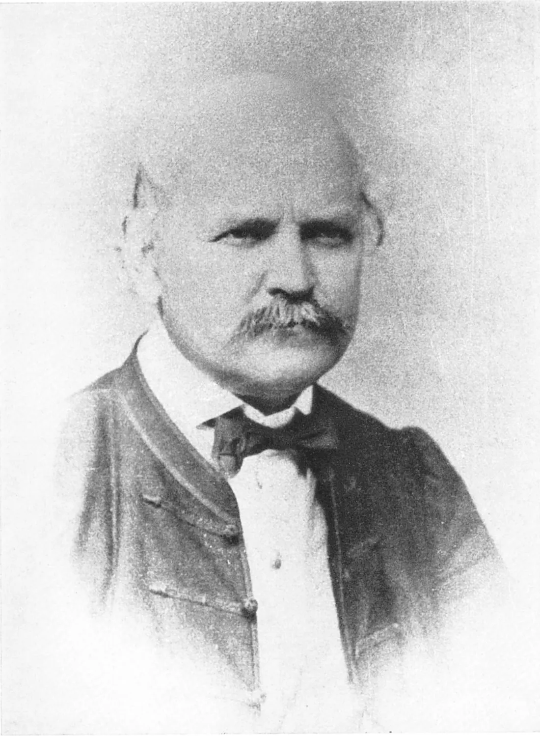 Ignaz Semmelweis, photographed by Borsos & Doctor in Pest, 1861