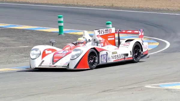 Car 42, a Zytek Z11SN-Nissan, at Le Mans, June 23, 2013 (the driver in the frame isn’t known)