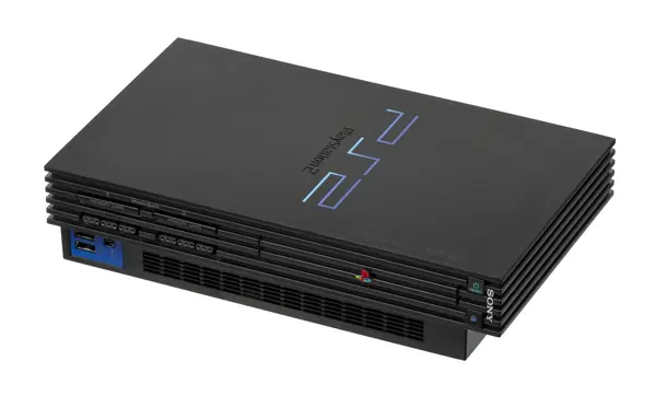 A PlayStation 2 console (not his)