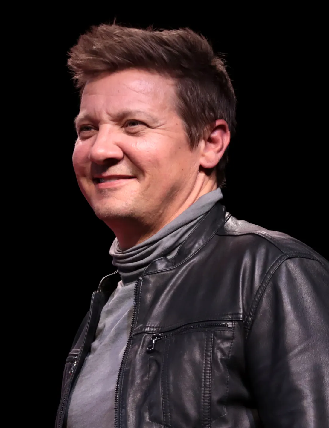 Jeremy Renner at an event in Phoenix, Arizona, June 2, 2023, five months after the accident