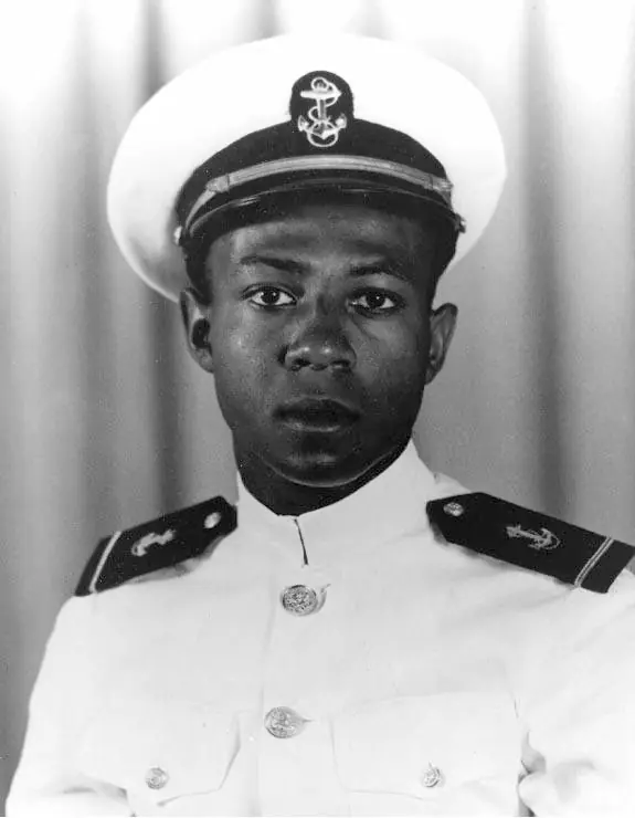 Midshipman Jesse L. Brown at Naval Air Station Jacksonville, October 1948