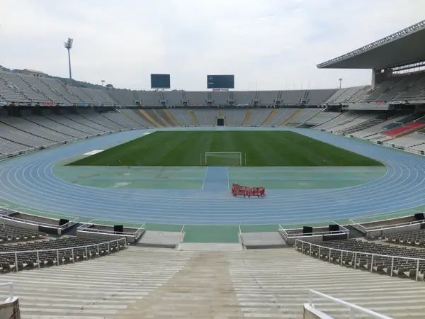The Barcelona Olympic stadium, Estadi Olímpic Lluís Companys, March 24, 2013 (not 1992)