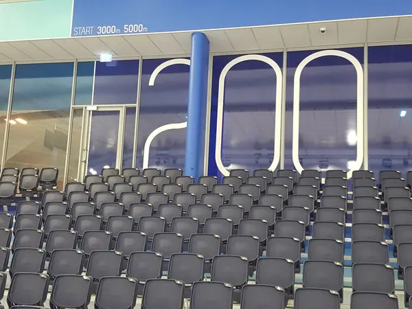 Empty seats in the rebuilt Thialf, Heerenveen, June 22, 2019 (not the 2025 trials)